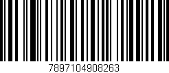 Código de barras (EAN, GTIN, SKU, ISBN): '7897104908263'