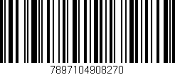 Código de barras (EAN, GTIN, SKU, ISBN): '7897104908270'