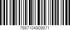 Código de barras (EAN, GTIN, SKU, ISBN): '7897104909871'