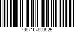 Código de barras (EAN, GTIN, SKU, ISBN): '7897104909925'