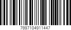 Código de barras (EAN, GTIN, SKU, ISBN): '7897104911447'
