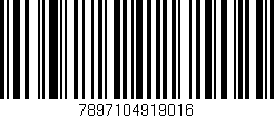 Código de barras (EAN, GTIN, SKU, ISBN): '7897104919016'