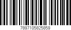 Código de barras (EAN, GTIN, SKU, ISBN): '7897105825859'