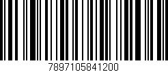 Código de barras (EAN, GTIN, SKU, ISBN): '7897105841200'