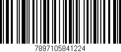 Código de barras (EAN, GTIN, SKU, ISBN): '7897105841224'