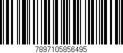 Código de barras (EAN, GTIN, SKU, ISBN): '7897105856495'