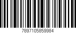 Código de barras (EAN, GTIN, SKU, ISBN): '7897105859984'