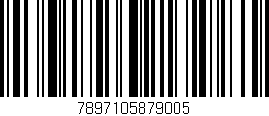 Código de barras (EAN, GTIN, SKU, ISBN): '7897105879005'