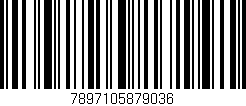 Código de barras (EAN, GTIN, SKU, ISBN): '7897105879036'