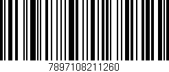 Código de barras (EAN, GTIN, SKU, ISBN): '7897108211260'