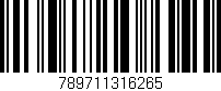 Código de barras (EAN, GTIN, SKU, ISBN): '789711316265'