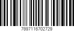 Código de barras (EAN, GTIN, SKU, ISBN): '7897116702729'