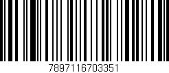 Código de barras (EAN, GTIN, SKU, ISBN): '7897116703351'