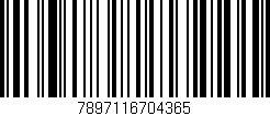 Código de barras (EAN, GTIN, SKU, ISBN): '7897116704365'