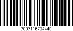 Código de barras (EAN, GTIN, SKU, ISBN): '7897116704440'