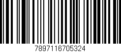 Código de barras (EAN, GTIN, SKU, ISBN): '7897116705324'