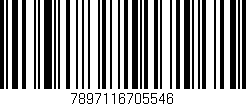 Código de barras (EAN, GTIN, SKU, ISBN): '7897116705546'