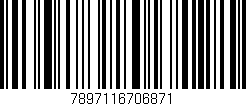 Código de barras (EAN, GTIN, SKU, ISBN): '7897116706871'