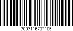 Código de barras (EAN, GTIN, SKU, ISBN): '7897116707106'