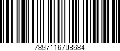 Código de barras (EAN, GTIN, SKU, ISBN): '7897116708684'