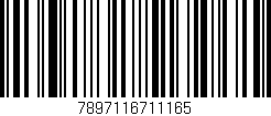Código de barras (EAN, GTIN, SKU, ISBN): '7897116711165'