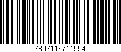 Código de barras (EAN, GTIN, SKU, ISBN): '7897116711554'