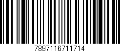 Código de barras (EAN, GTIN, SKU, ISBN): '7897116711714'