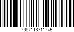 Código de barras (EAN, GTIN, SKU, ISBN): '7897116711745'