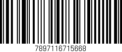 Código de barras (EAN, GTIN, SKU, ISBN): '7897116715668'