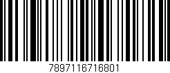 Código de barras (EAN, GTIN, SKU, ISBN): '7897116716801'