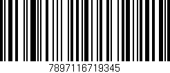 Código de barras (EAN, GTIN, SKU, ISBN): '7897116719345'