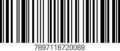 Código de barras (EAN, GTIN, SKU, ISBN): '7897116720068'
