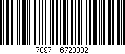 Código de barras (EAN, GTIN, SKU, ISBN): '7897116720082'