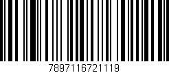 Código de barras (EAN, GTIN, SKU, ISBN): '7897116721119'