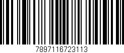 Código de barras (EAN, GTIN, SKU, ISBN): '7897116723113'