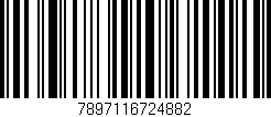 Código de barras (EAN, GTIN, SKU, ISBN): '7897116724882'
