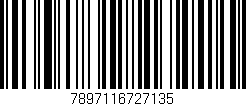 Código de barras (EAN, GTIN, SKU, ISBN): '7897116727135'