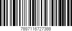 Código de barras (EAN, GTIN, SKU, ISBN): '7897116727388'