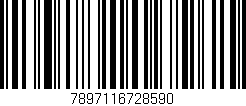 Código de barras (EAN, GTIN, SKU, ISBN): '7897116728590'