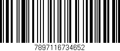 Código de barras (EAN, GTIN, SKU, ISBN): '7897116734652'