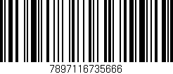 Código de barras (EAN, GTIN, SKU, ISBN): '7897116735666'