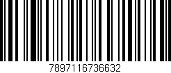 Código de barras (EAN, GTIN, SKU, ISBN): '7897116736632'