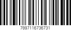 Código de barras (EAN, GTIN, SKU, ISBN): '7897116736731'