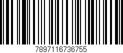 Código de barras (EAN, GTIN, SKU, ISBN): '7897116736755'