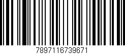 Código de barras (EAN, GTIN, SKU, ISBN): '7897116739671'