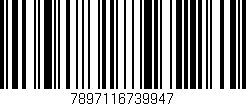 Código de barras (EAN, GTIN, SKU, ISBN): '7897116739947'