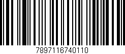 Código de barras (EAN, GTIN, SKU, ISBN): '7897116740110'