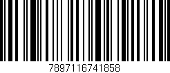 Código de barras (EAN, GTIN, SKU, ISBN): '7897116741858'
