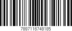 Código de barras (EAN, GTIN, SKU, ISBN): '7897116748185'