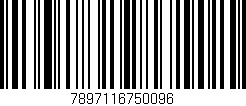 Código de barras (EAN, GTIN, SKU, ISBN): '7897116750096'